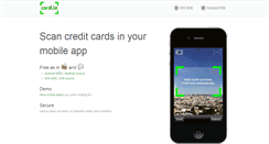 Desktop Screenshot of card.io
